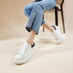Кроссовки PT'SON Skateboarding Shoes Women's Low-top, белый/черный - фото 8