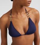 Бикини топ Gorda с декором Melissa Odabash, темно-синий - фото 4