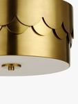Потолочный светильник Bea Scallop Semi Flush John Lewis, Brass - фото 7