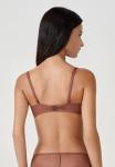 Бюстгальтер Etam PURE MESH, Light Brown/Brown - фото 3