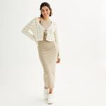 Платье макси в рубчик SO для юниоров, цвет Black Luxe - фото 4