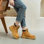 Ботинок Мартин 5,5 см Унисекс Желтый GIGIRYO, Земляной Желтый Увеличение Роста - фото 8