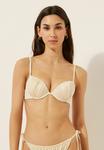 Топ бикини Calzedonia Bikini top, Ivory/Off-White - фото