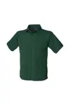 Рубашка поло из плотного поликоттона Henbury, зеленый - фото