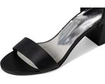 David Tate Timeless Sandals Womens WW Black Leather Block Heel VER028 - фото 3