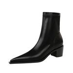 Ботильоны женские 5,5 см Dunnu, Black - фото