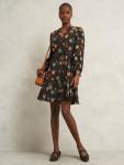Платье-мини Hailey с длинными рукавами Hobbs, Black/Multi - фото 6