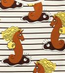 Футболка с принтом Mini Rodini, коричневый - фото 3