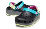 Сабо Crocs Classic Hiker Clog 'Black Blue Yellow' - фото 4