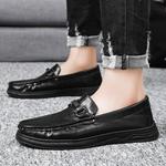 Лоферы мужские черный Black-Tailed Deer - фото 6