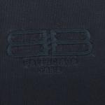 Толстовка bb medium fit hoodie 'washed black' Balenciaga, черный - фото 4