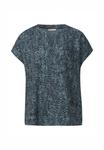 Блуза Street One Blouse, Blau/Mottled Light Blue - фото 4