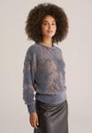 Джемпер WE Fashion Jumper, Greyish Blue/Blue-Grey - фото
