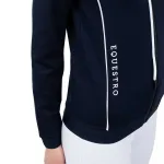 Толстовка Equestro Interlock full zip, синий - фото 3