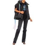 KHRISJOY Пуховик женский черный, Black - фото 6