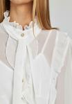 Блуза Alma en Pena Button-down blouse, Blanco/White - фото 4