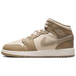 Кроссовки Jordan 1 Mid Legend Brown GS, коричневый - фото