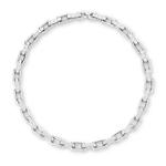 Цепочка с монограммой Louis Vuitton, серебряный - фото