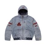 Куртка Supreme x Fox Racing Hooded Work Jacket 'Denim' - фото