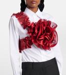 Топ с рюшами Noir Kei Ninomiya, красный - фото 5