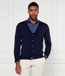 Кардиган мужской Stenströms из мериносовой шерсти, синий - фото