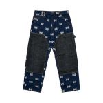 Брюки Palace x Needles Double Knee Pant, Indigo - фото