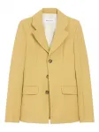 Однобортный блейзер Ami Paris, желтый - фото