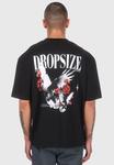 Футболка с принтом Dropsize, черный - фото