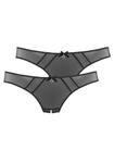 Стринги LASCANA Thong, черный - фото