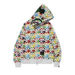 Толстовка на молнии BAPE x Coach Shark Мульти - фото