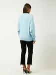 Свитер Influencer, светло-голубой - фото 4