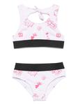 Бикини с принтом Andorine, розовый - фото