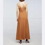 Льняное платье Patrizia Pepe, коричневый - фото 3