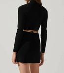 Свитер Raven черного цвета ASTR - фото 3