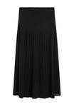 Юбка Massimo Dutti A-line skirt, Black - фото 3
