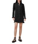 Платье AllSaints Meg Mini Dress, черный - фото 5