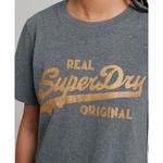 Футболка Superdry Vl Scripted Coll T-shirt, серый - фото 4