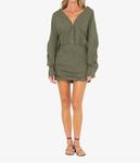 Платье Vivie в оливковом цвете JBQ - фото