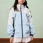 Детская ветровка с капюшоном Moderate PUMA, белый синий tone 00318 - фото 4