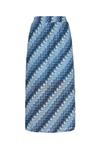 Юбка А-силуэта IZIA, синий - фото 2