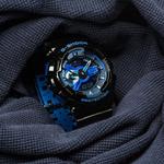 Часы CASIO G-Shock Analog-Digital 'Black Blue', черный - фото 3