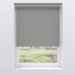 Рулонная штора блекаут 60/190 см, серый - фото