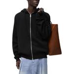 Толстовка мужская черная Loewe, черный - фото 3