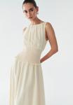 Платье BWLDR ELLAH MIDI, Cream/White - фото 5
