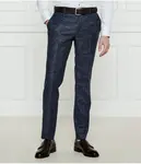 Шерстяные брюки h-genius-251 Slim fit Boss, синий - фото 3