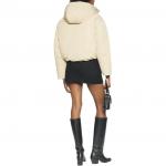 Пуховая куртка на молнии Maison Kitsune, экрю - фото 5