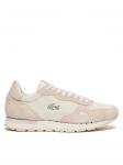 Кроссовки Partner 70s Lacoste, экрю - фото