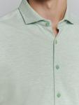 Рубашка на пуговицах классического кроя No Excess, Mint - фото 5