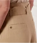 Льняные шорты Relaxed fit Marc Cain, бежевый - фото 4