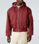Куртка-бомбер из технического атласа Entire Studios, Garnet - фото 3
